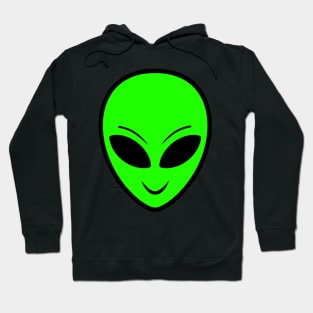 Poison Green Alien Head Hoodie